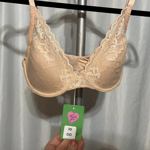Natori Lace Underwire Bra Neutral Beige 30DD - Picture 8 of 14